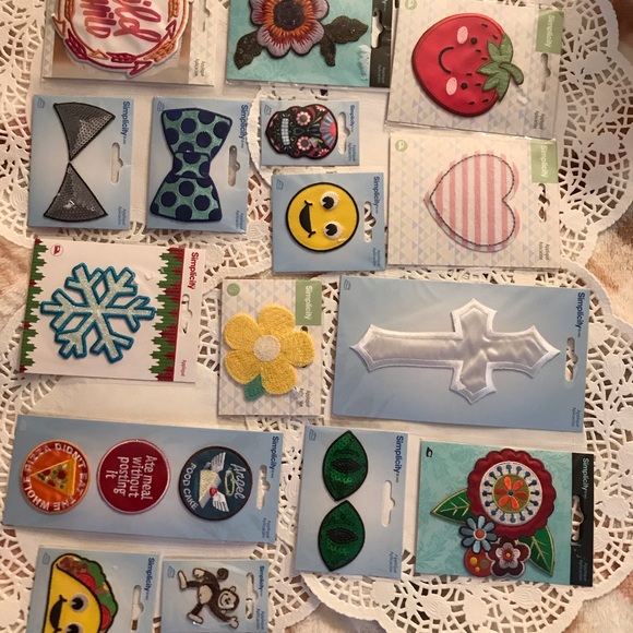 Simplicity Other - Colorful Iron-On Patch Set